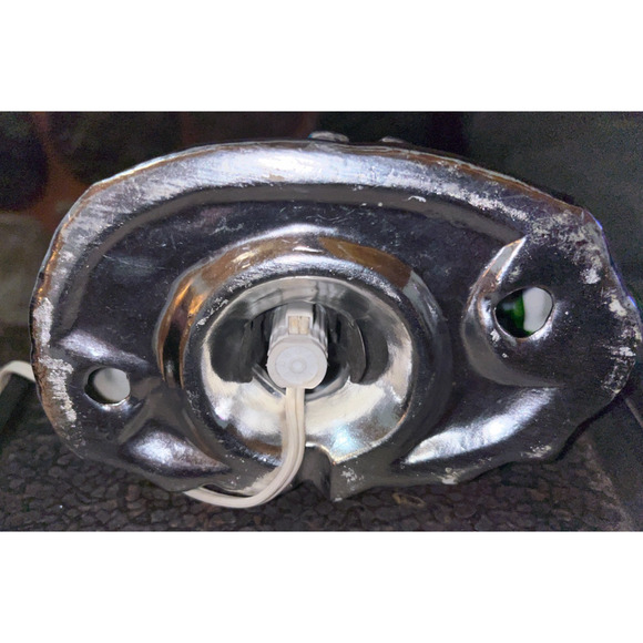 Vintage Small Light-Up Ceramic Christmas Church Choir Metallic Shiny Brite - Picture 14 of 16